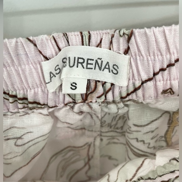 Las Surenas Amor Collection Linen Blend Pants Coastal 18 - Picture 6 of 8